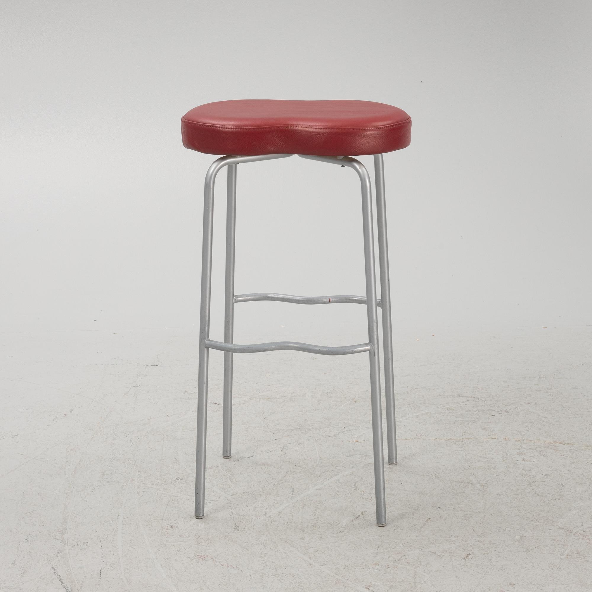 Sandin & Bülow, a set of three 'Bönan' stools, Materia, Tranås.