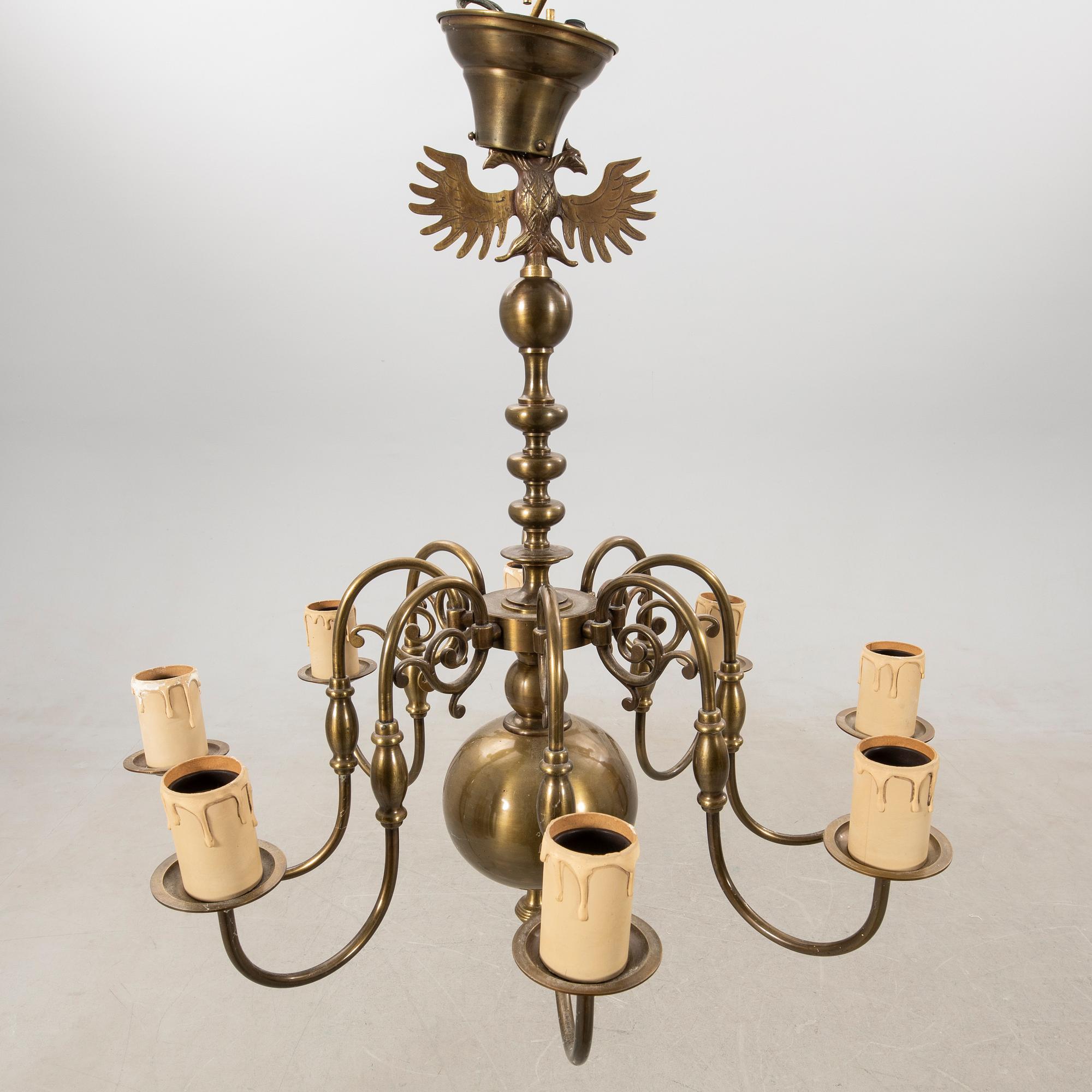 Ceiling lamp Baroque style first half of the 20th century.