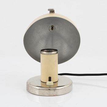 Erik Tidstrand, a chrome table light, Nordiska Kompaniet, 1930s.