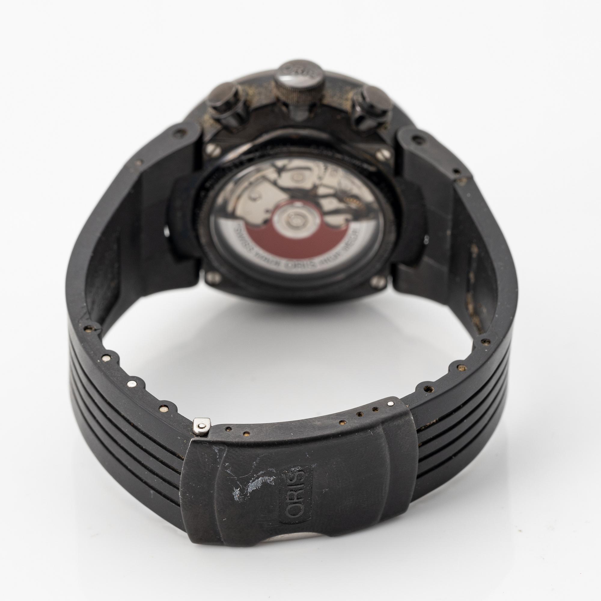 Oris, Williams F1 Team, chronograph, wristwatch, 45 mm.