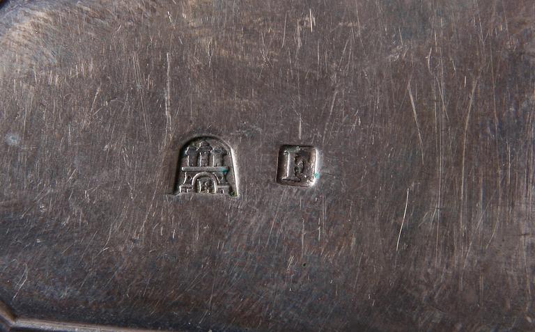 SOPPSLEVAR, 2 st, silver. Carl Winnerstrand, Stockholm, 1894 resp Österrike-Ungern.