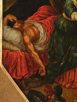 Frans Francken II, tillskriven, Judit och Holofernes.