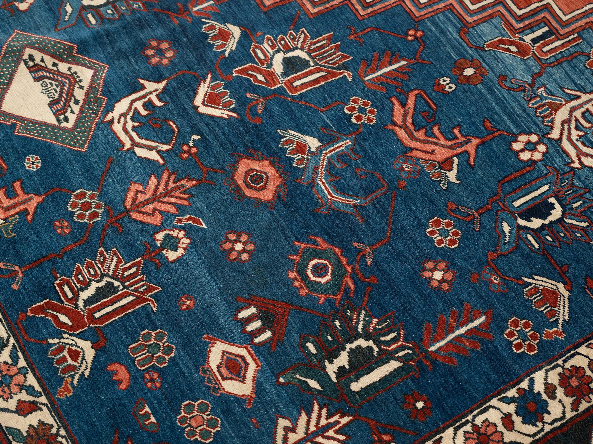 MATTO, an antique Bakshaish, ca 693 x 398,5 cm, dated "1298"AH/1880 AD probably.