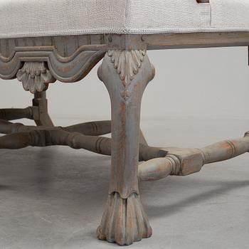 A 18th century Baroque sofa.
