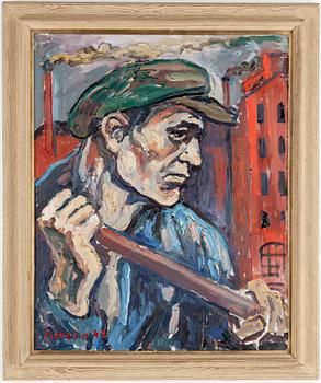 ALBIN AMELIN, oil on canvas, signed Amelin and dated -49.