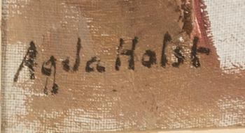 AGDA HOLST, a signed oil on canvas.