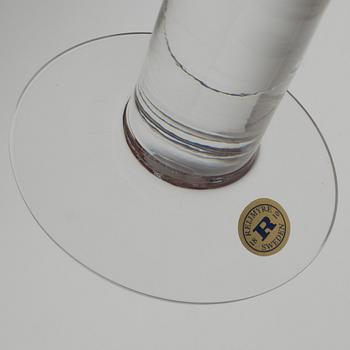 VINGLAS, 12 st, "Basic", Margareta Hennix, Reijmyre Glasbruk.