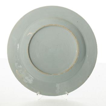 A set of four Chinese export porcelain parts, Qing dynasty, Qianlong (1736-95) and Jiaqing (1796-1820).