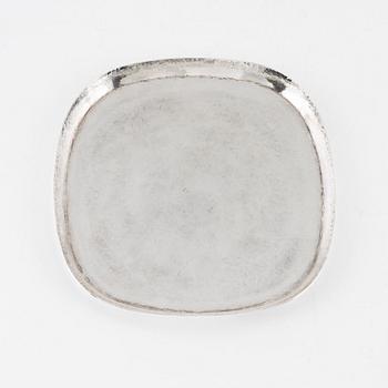 Ray Urban, a sterling silver tray, Stockholm 1980.