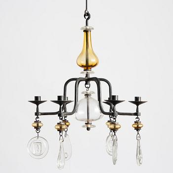 Erik Höglund, a chandelier, Boda Smide.