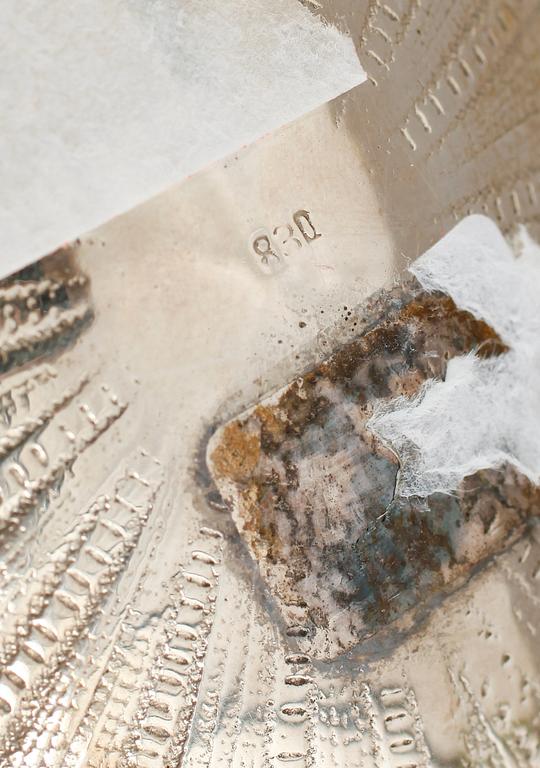 SKÅL, silver, rokokostil, 1900-talets mitt. Vikt ca 133 gram.