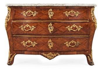 417. A Swedish Rococo 18th century commode.