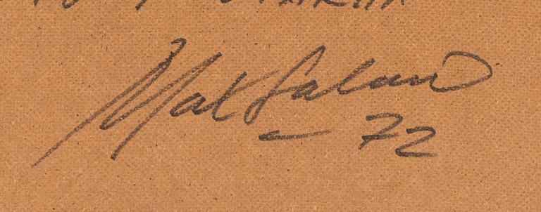 Max Salmi, "Främmande trädgård".