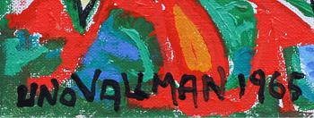 UNO VALLMAN, olja på duk, sign o dat 1965.