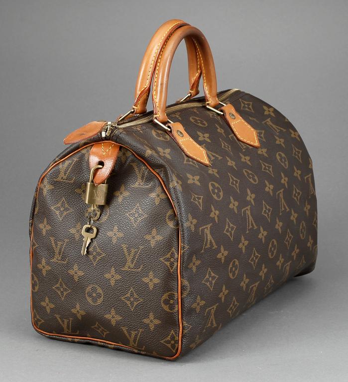 VÄSKA. "Speedy 30", Louis Vuitton.