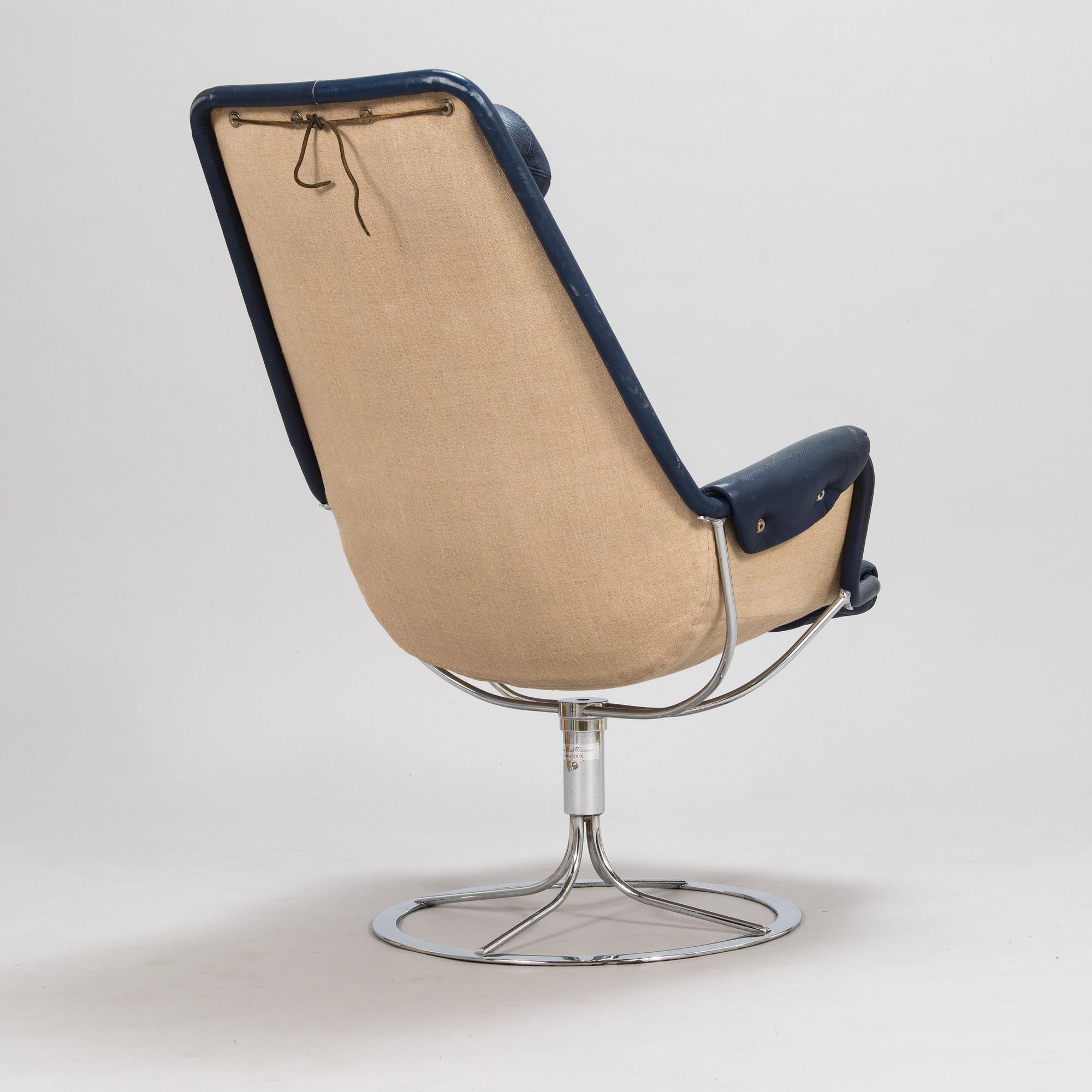 Bruno Mathsson, fåtölj, "Jetson" för Dux. Design år 1969.