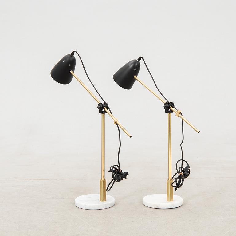 A pair of Rydéns modern manufactured table lamps.