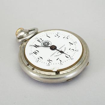POCKET WATCH, 28 pcs, silver and base metal, circa 1900.