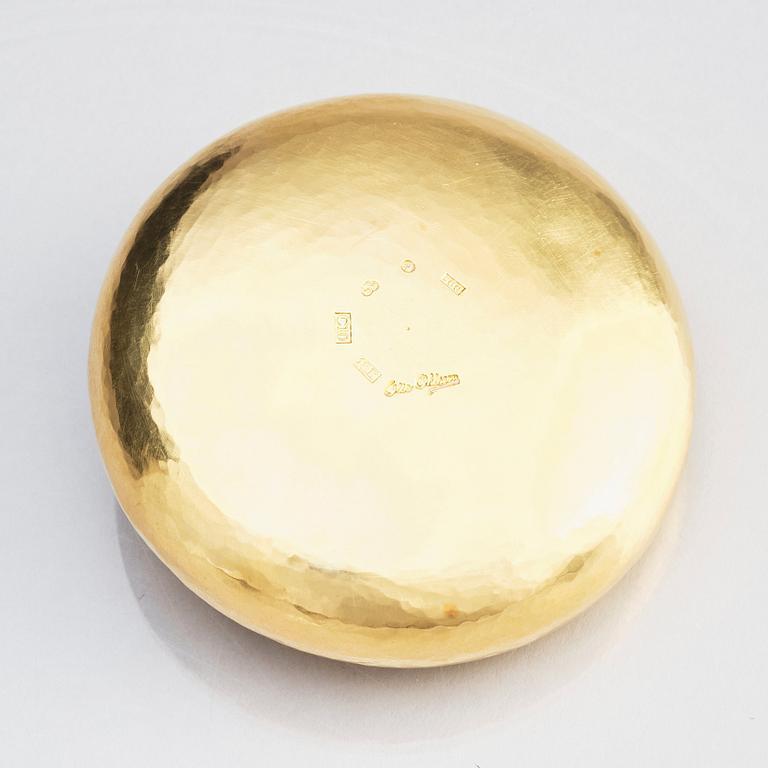 Olle Ohlsson, an 18K gold and enamel sculpture, Stockholm 1977.