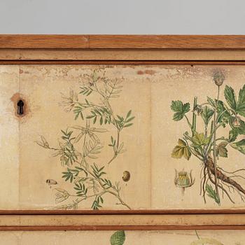 A Josef Frank 'Flora' chest of drawers, Svenskt Tenn, model 1050.