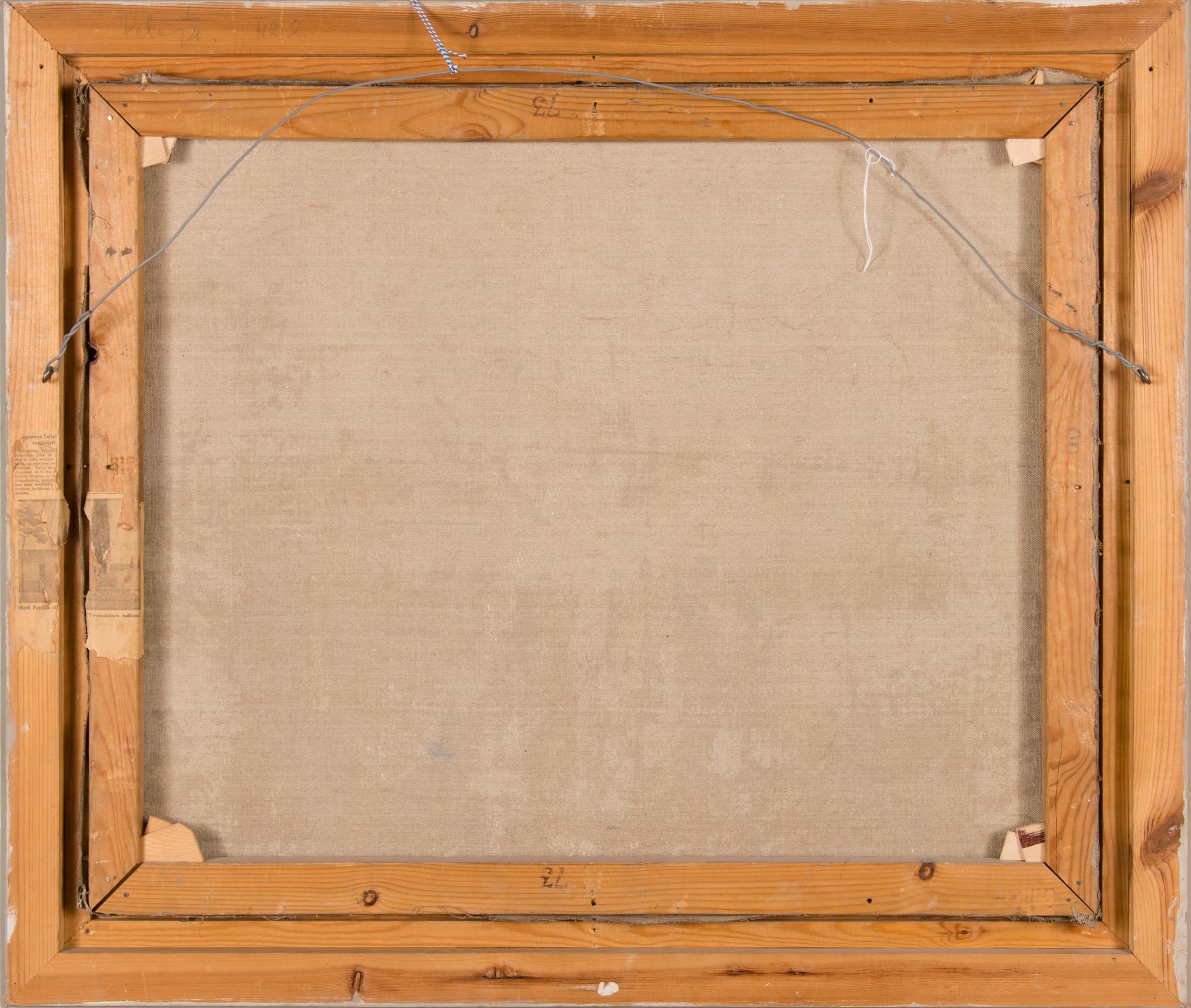 MATTI PETÄJÄ, öljy kankaalle, signeerattu.