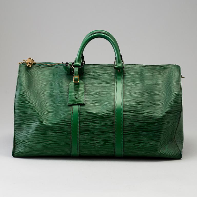 A LOUIS VUITTON, "Keepall Epi 50", bag.