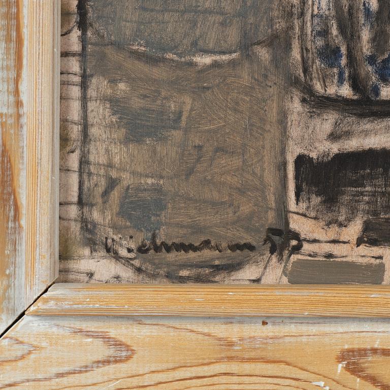 Harry Wichmann, oil on panel, signed and dated -53.