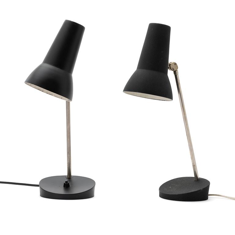 Table lamps, a pair, model "E1297", Asea, 1960s.