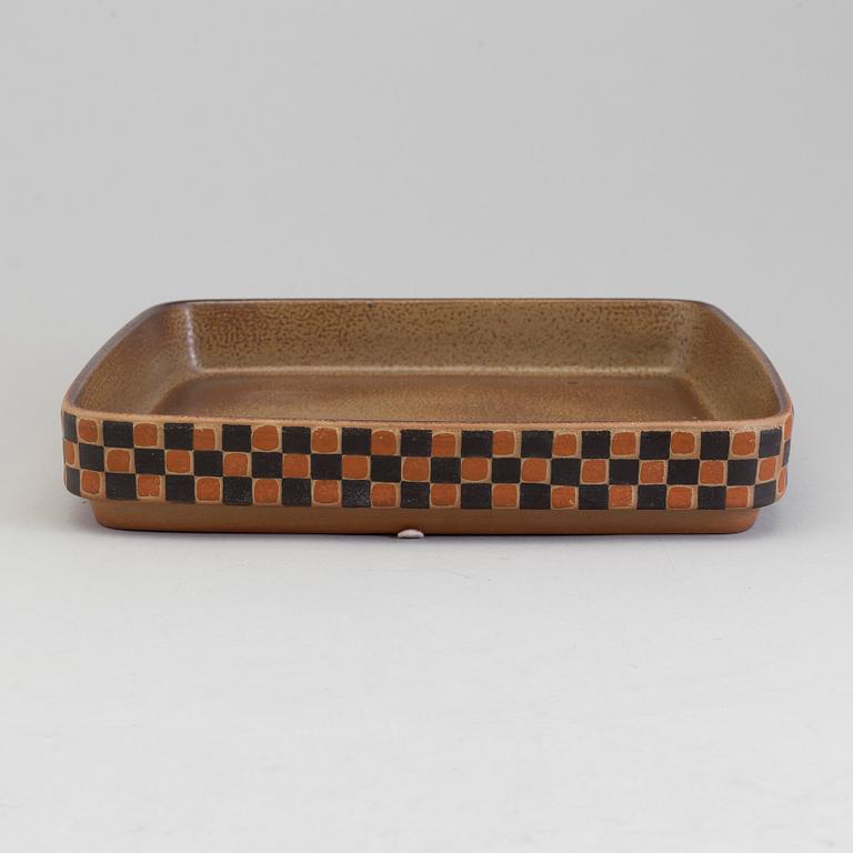 STIG LINDBERG, a 'Silur' earthenware dish from Gustavsberg.