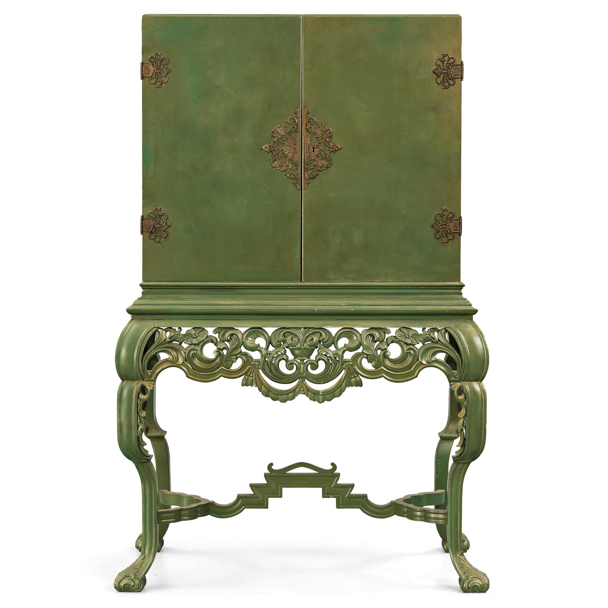 SWEDISH GRACE, a cabinet á la chinoise, 1920's-30's.