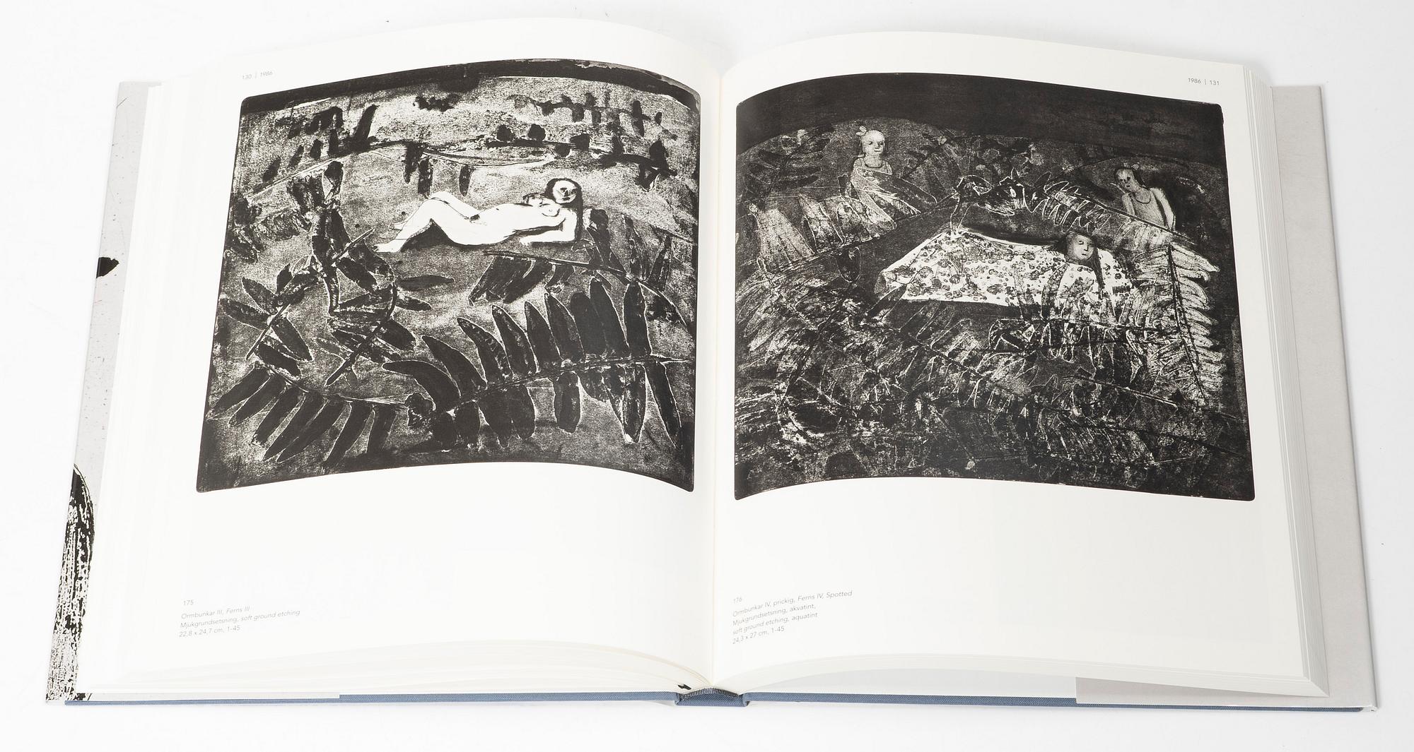 Lena Cronqvist, Catalogue raisonné, “Copper Plate Prints 1974–2009”, with “Stilleben I”, etching, signed and numbered 23/25.