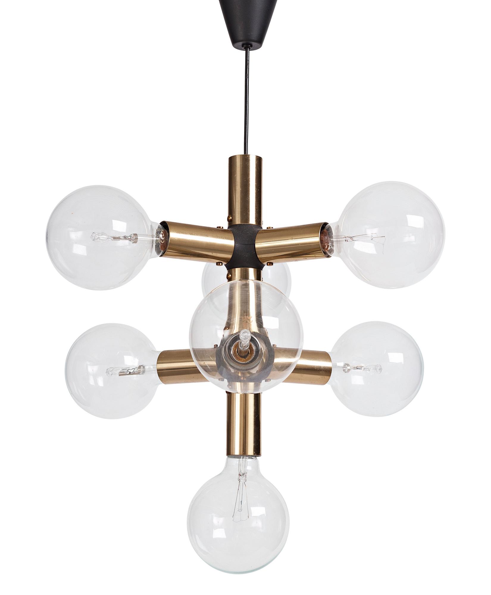 Robert & Trix Haussmann, a ceiling lamp, Swiss Lamps international, Switzerland, 1970s.