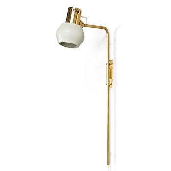 Ilmari Tapiovaara, a 1960s wall light for Metallikolmikko Oy.
