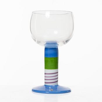 Gunnar Cyrén, a 'Popglas' goblet, Orrefors.