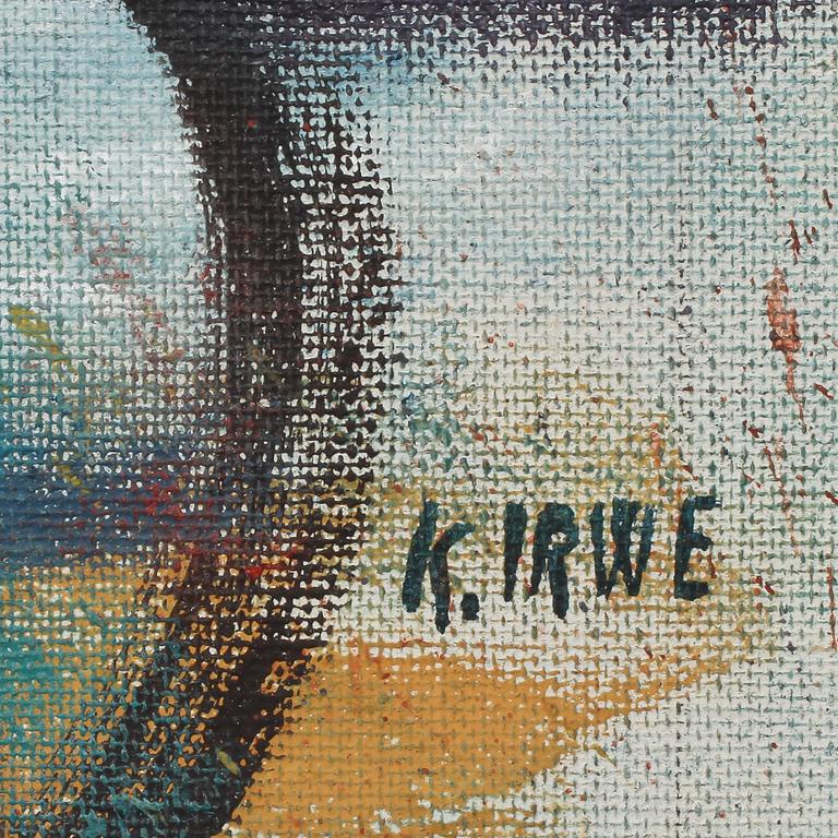 KNUT IRWE, olja på duk, signerad.