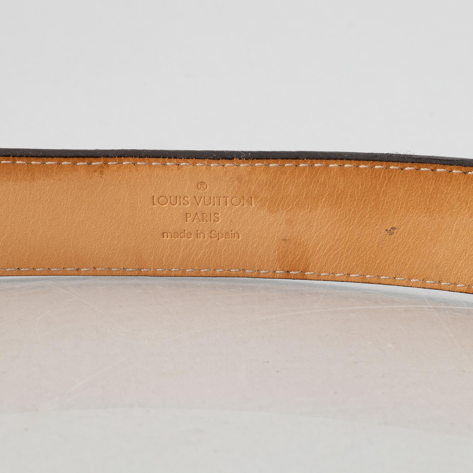 Louis Vuitton, a belt, size 90/30, 2009.