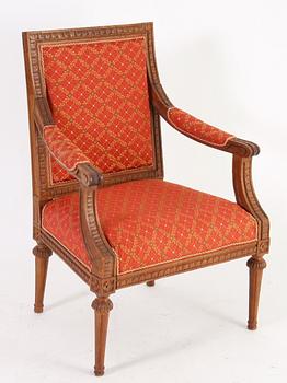 KARMSTOL, Louis XVI-stil.