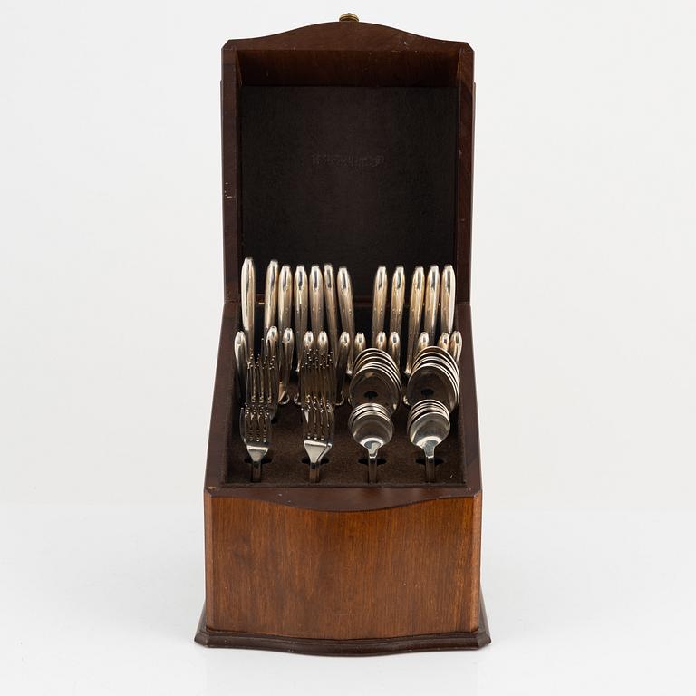 An 72-piece, silver plated culery, Chrisotel, France.