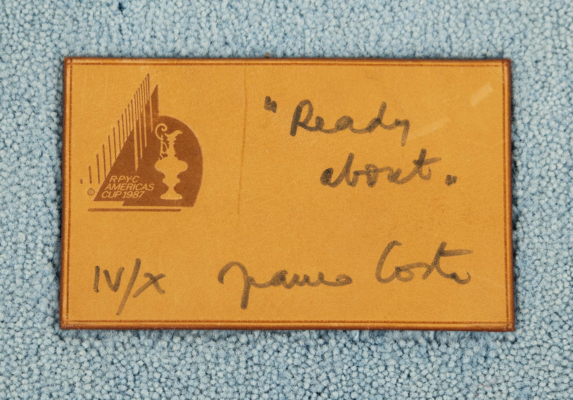 Franco Costa, 'Ready About', Kasthall, signed Franco Costa and numbered IV/X.