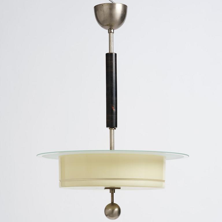 Harald Notini, a ceiling lamp model "10451", Arvid Böhlmarks Lampfabrik, Stockholm, 1930s.