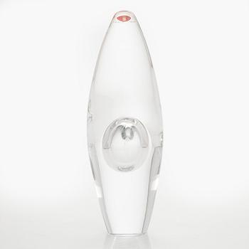 Timo Sarpaneva, glasskulptur, "Orkidé", signerad Timo Sarpaneva 15/1987.