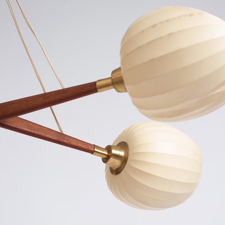 Hans Bergström, a ceiling lamp, ateljé Lyktan, Sweden 1950s.