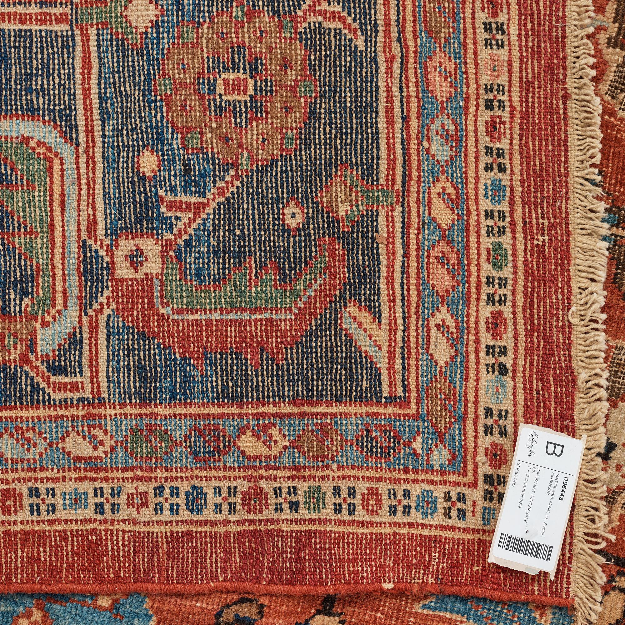 MATTA, antik Mahal, s.k. Ziegler, ca 488-491 x 378,5-391,5 cm.