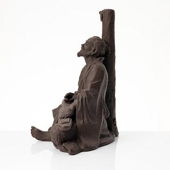 Liu Wenjing, Figurine, Yixing ware. China, 20th century.