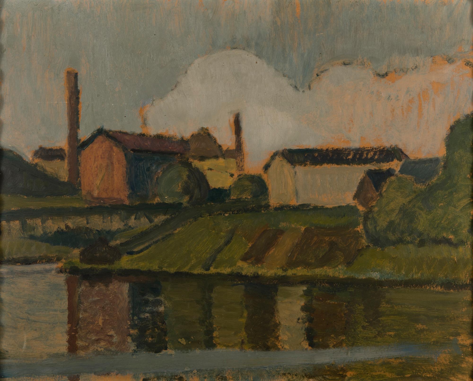 RAGNAR EKELUND, oil on board.