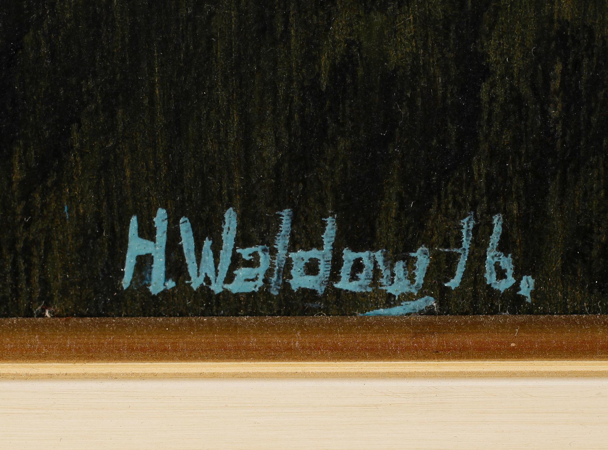 HARRY WALDOW, olja på pannå, signerad och daterad 16.