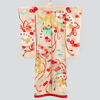 A 20th century Japanese wedding kimono.