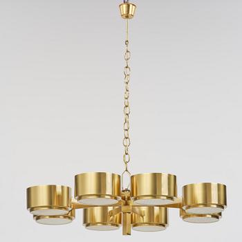 Hans-Agne Jakobsson, taklampa, modell "T 493/8", Hans-Agne Jakobsson AB, Markaryd, 1970-tal.