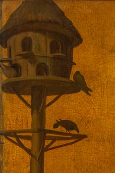 CHARLES GOGIN, 4, oil on canvas, signed Charles Gogin and C.G. With numbering 175 in red on all four.