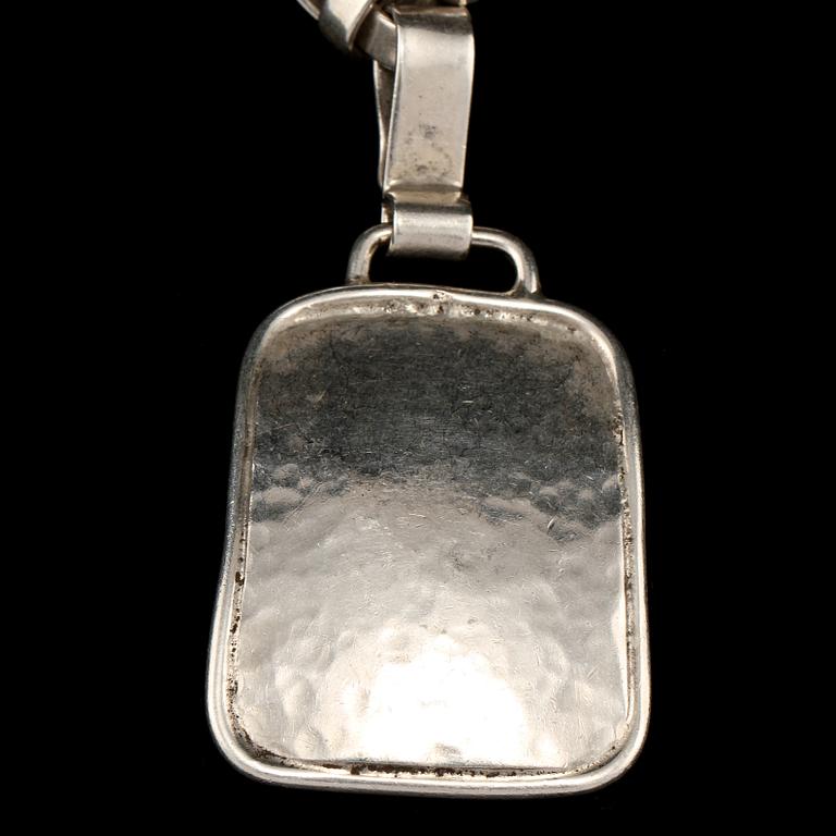 HALSBAND, silver, Sven-Erik Högberg, Göteborg, 1962. Vikt 96 g.